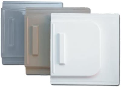 Juego de Puerta Deslizante Mosquetero Blanco CAMCO