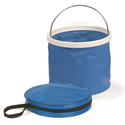 Balde Plegable Multiuso Azul Camco