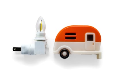 Luz de noche, retro RV, Orange, Camco