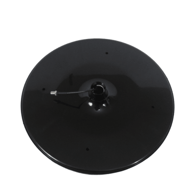 ANTENA REDONDA 38CM DIÁMETRO ALTURA 22CM NEGRA