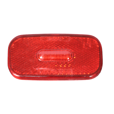 TAPA LUZ TROCHA LED, ROJA, D-LITE