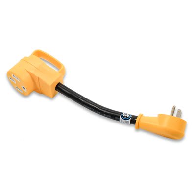 Adaptador eléctrico 15 AM / 50 AF, 12 in