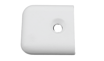 Tapa terminal perfil, blanca