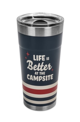 Vaso, Dark Blue, 20 oz, Camco