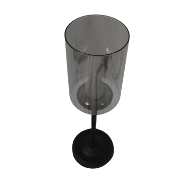 LAMPARA LARGA NEGRA, 12 V