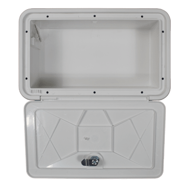 CAJA PARA DUCHA EXTERIOR CON LLAVE EMPOTRABLE BLANCA