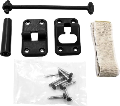 Kit de Soporte de Puerta 6in Negro CAMCO