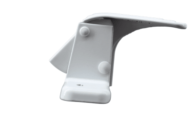 CERRADURA PUERTA POP UP CON LLAVE BLANCA