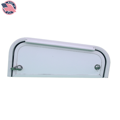 PUERTA DE BODEGA, 19.625X8.1875X6.0625 PULGADAS, BLANCA, BORDE BLANCO, CHAPA MARIPOSA SIN LLAVE