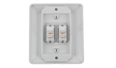 Interruptor Doble Blanco ON/OFF