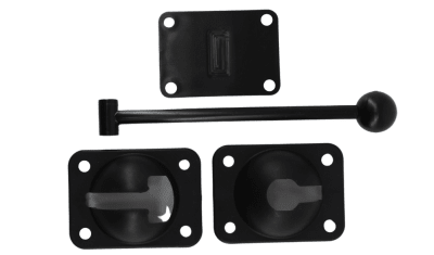Sujetador de Puerta Principal Polipropileno Negro 