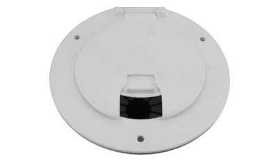 ENTRADA DE CABLE ELÉCTRICO BLANCA