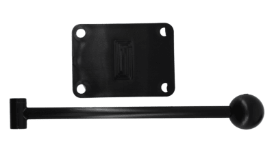 Sujetador de Puerta Principal Polipropileno Negro 