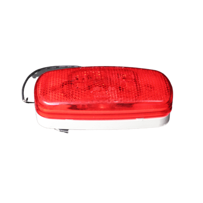 MICA CON LUZ LED CUADRADA TROCHA ROJA