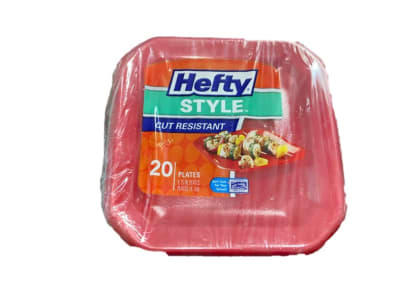 PLATOS HEFTY STYLE CUADRADO