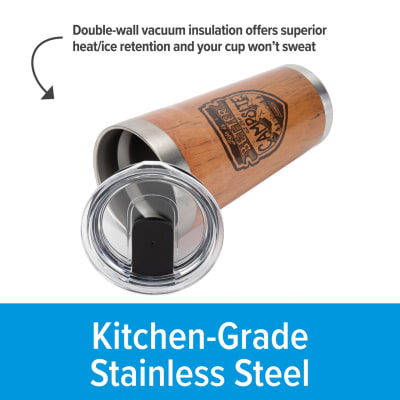Vaso, Wood Grain, 20 oz, Camco