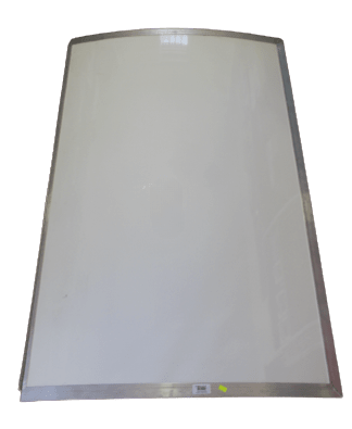 PUERTA BODEGA TEARDROP BLANCA CURVA