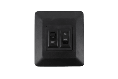 INTERRUPTOR DOBLE NEGRO