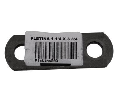 PLETINA PARA CANDADO EJE RESORTE 1 1/4 X 3 3/4