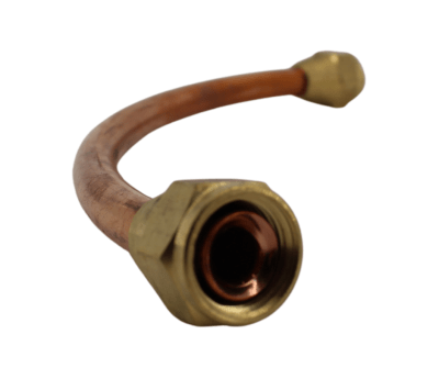 CAÑERÍA DE COBRE 24 CM GAS CON DOBLE ENSAMBLADO