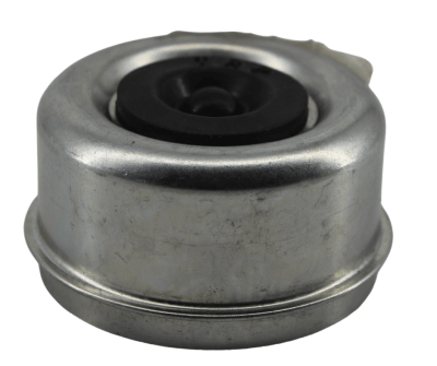 TAPA DE EJE CROMADA CON GOMA 69mm