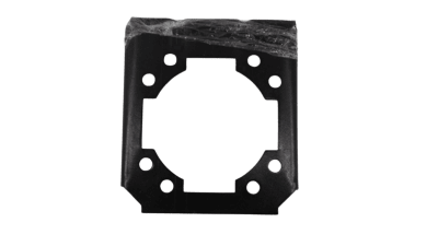 SOPORTE ENCHUFE AMERICANO NEGRO