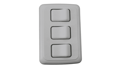 INTERRUPTOR TRIPLE BLANCO