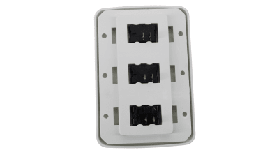 INTERRUPTOR TRIPLE BLANCO