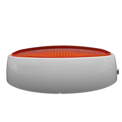 Luz ámbar Ovalada Base Blanca Exterior S/Switch