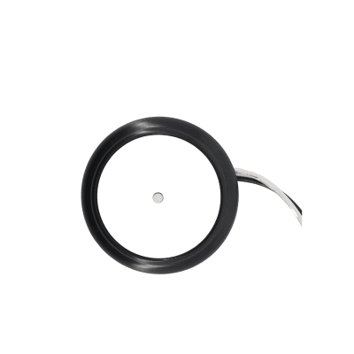 LUZ LED REDONDA BLANCA BASE NEGRA 3 IN