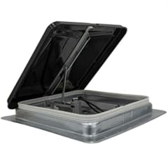 CLARABOYA, MOTOR 12 V, NEGRA, HENG'S