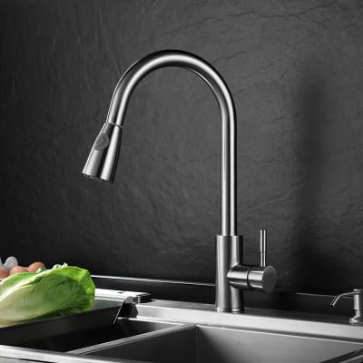 Monomando Lavaplatos Flexible Chrome