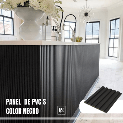 Panel PVC tipo madera - Small Color negro