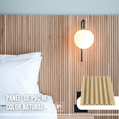 Panel PVC tipo madera - Medium Color Natural