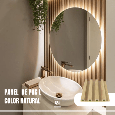 Panel PVC tipo madera - Largue Color Natural