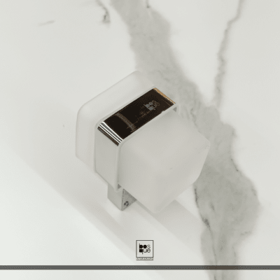 PORTA CEPILLOS GLASS / CROMADO