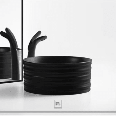 Lavamanos Round Negro4