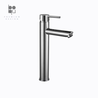 Monomando Lavamanos - Satinado Gris Alto1