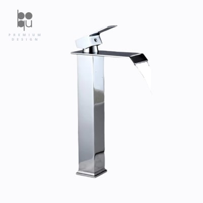 Monomando Lavamanos - Cascada Cromado Alto