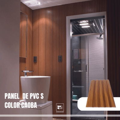 Panel PVC tipo madera - Small Color Caoba