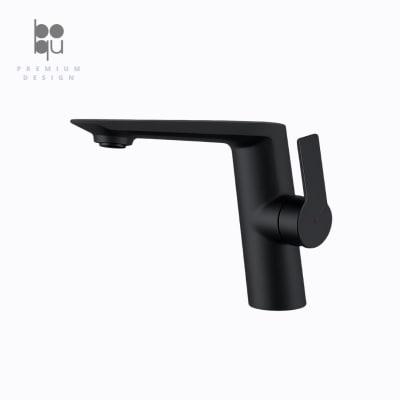 Monomando Lavamanos Bajo - Negro One1