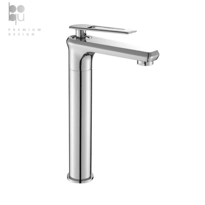 Monomando Cilíndrico Cromo Alto