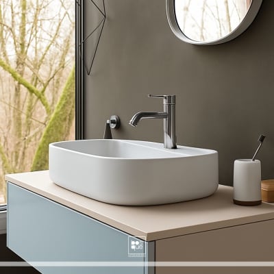 Lavamanos Blanco Britante Modelo WHISKY1