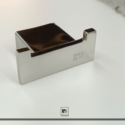 COLGADOR PERCHA DOBLE CROMADO