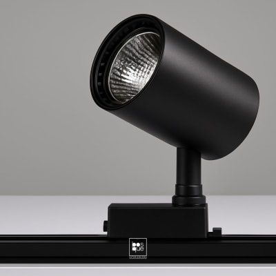 FOCO NEGRO RIEL LED STUDIO 20W LUZ CALIDA
