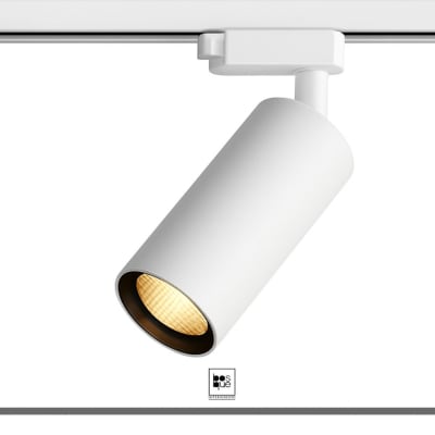 FOCO BLANCO RIEL LED STUDIO 12W LUZ CALIDA