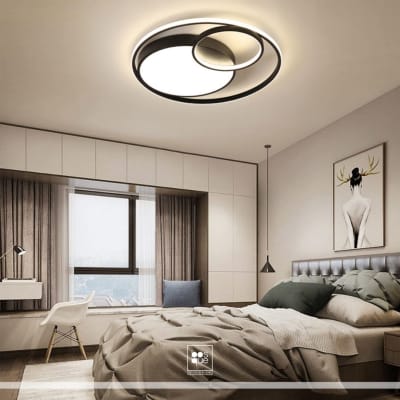LAMPARA DE CIELO LED DISEÑO CIRCULAR 84W