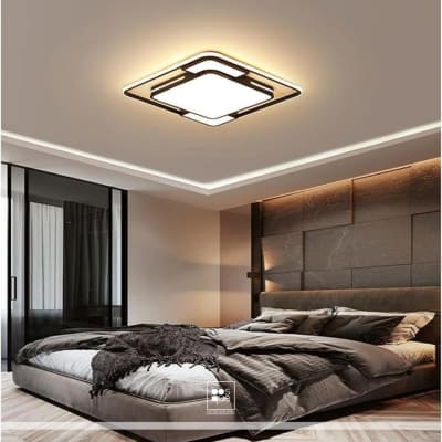 LAMPARA DE CIELO LED DISEÑO CUADRADO 108W1