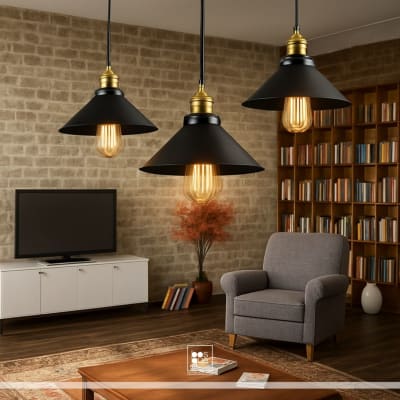 JUEGO DE LAMPARA COLGANTE - DISEÑO RETRO1