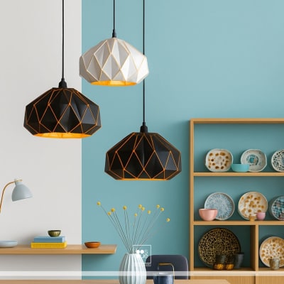 JUEGO DE LAMPARA COLGANTE METALICA DISEÑO NORDICO1